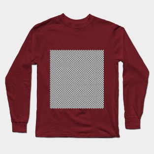 Small, black dots in flat rows Long Sleeve T-Shirt